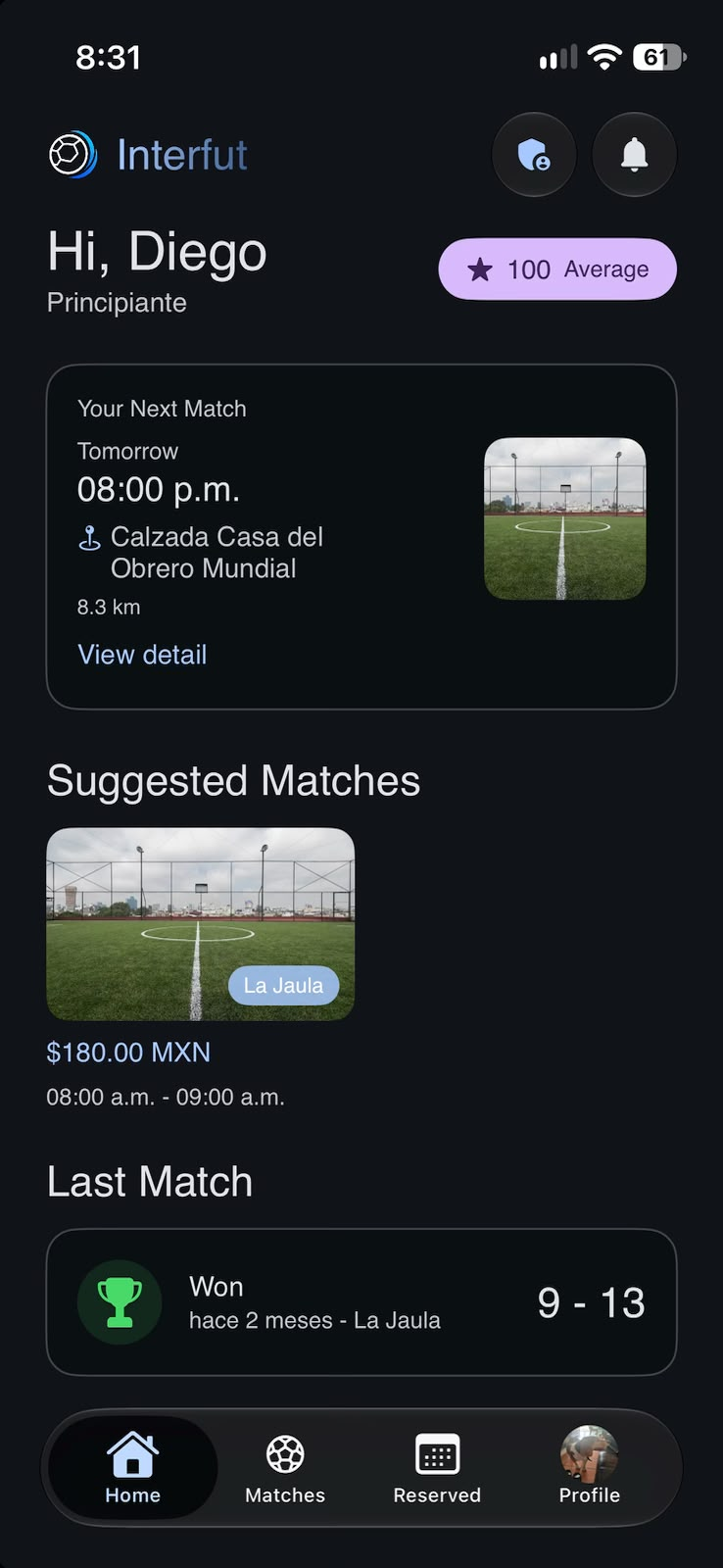 InterFut app